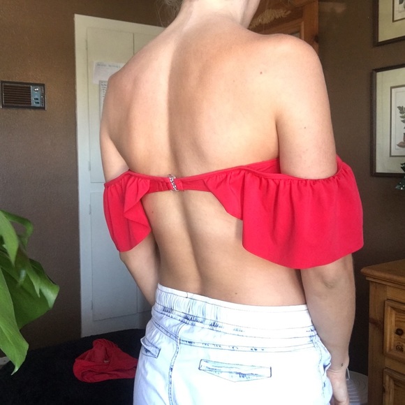 NWOT Red Gianni Bini Bikini Size M - Picture 3 of 8